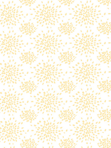 scalamandre - fireworks yellow on white wallpaper - whn 000yp1020
