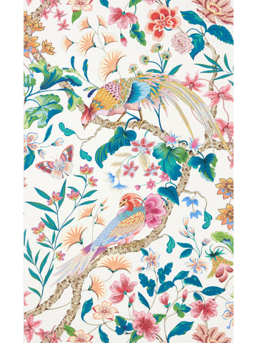 scalamandre - botany bay perennial garden wallpaper - wjr 00056822d