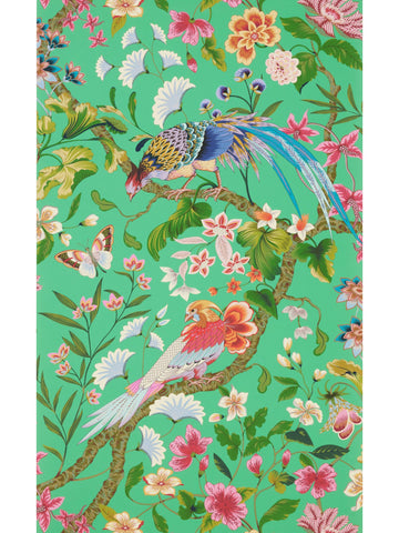 scalamandre - botany bay jade wallpaper - wjr 00066822d