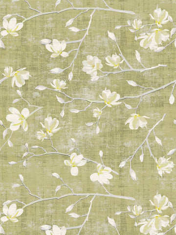 scalamandre - bloom wheat wallpaper - wnm 0001bloo