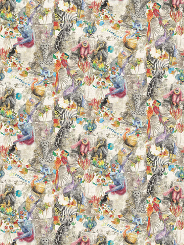 Scalamandre - Mombo Rhapsody Multi Wallpaper - WNM 0001MOMB
