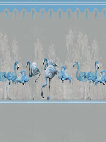 Scalamandre - Palm Springs Dyptich Right Panel Beverley Wallpaper - WNM 0001PSRP