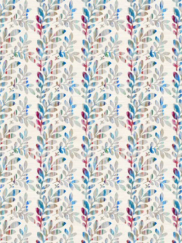 scalamandre - tuileries french blue wallpaper - wnm 0001ries