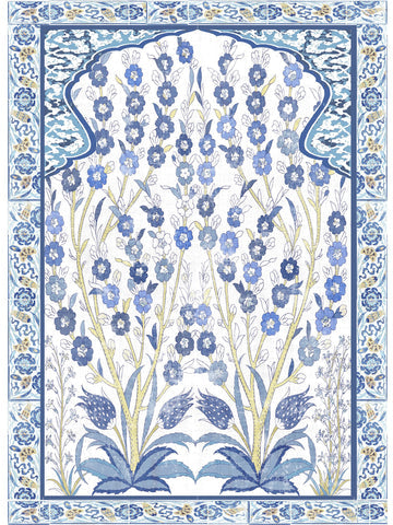 scalamandre - tree of life dyptich double right panel classic wallpaper - wnm 0001tldr