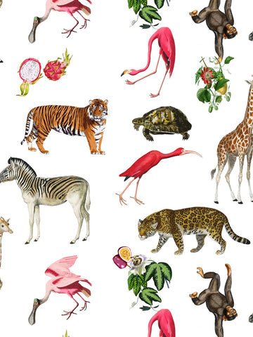 scalamandre - exotix natural wallpaper - wnm 0002exot