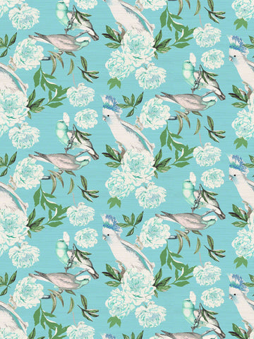 scalamandre - peony inspira azur wallpaper - wnm 0002peon