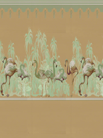 scalamandre - palm springs dyptich left panel belize wallpaper - wnm 0002pslp