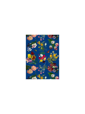 Scalamandre - Flora and Fauna Blue Wallpaper - WNM 0004FLOR