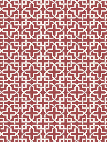 scalamandre - infinity brick red wallpaper - wnm 0006infi