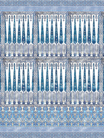 scalamandre - topkapi garden panel classic wallpaper - wnm 1009topk