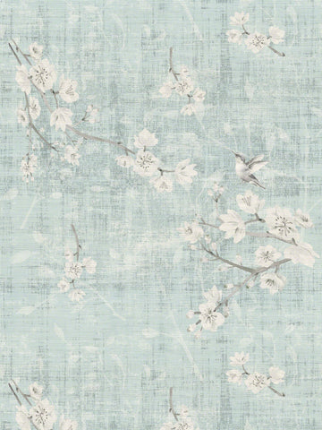 scalamandre - blossom fantasia sky wallpaper - wnm 1052blos