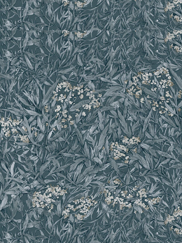 Scalamandre - Malin Indigo Blue Wallpaper - WSB 00660225