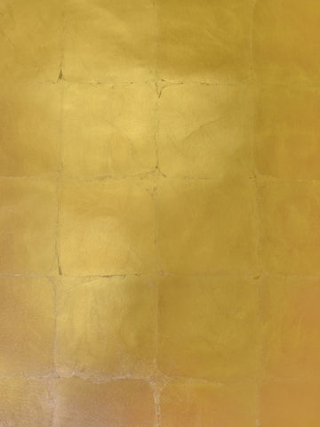 Scalamandre - Gilded Leaf Rv Gold Wallpaper - WTO RV243