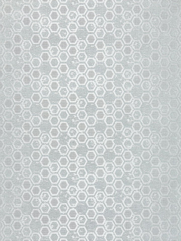 scalamandre - hexagon inspiration glacier wallpaper - wtt 661426