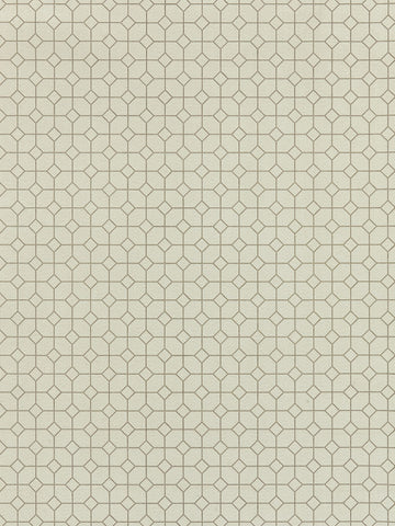 scalamandre - powerful connections creme wallpaper - wtt 661632