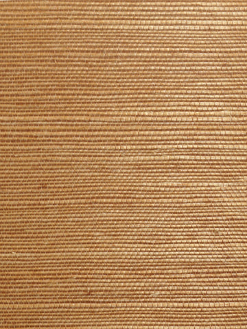 scalamandre - organic sisal cinnamon wallpaper - wtw gt3966
