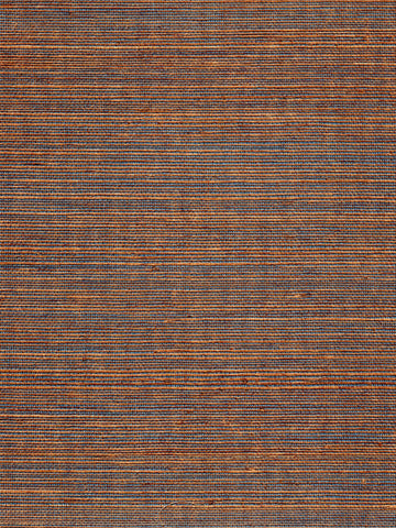Scalamandre - Organic Dual Tone Sisal Chestnut Wallpaper - WTW GT3981