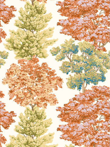Scalamandre - Central Park Autumn Wallpaper - WW 0003WP88583D