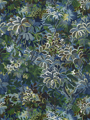 scalamandre - ridge edge midnight leaf wallpaper - ww 0003wp88590
