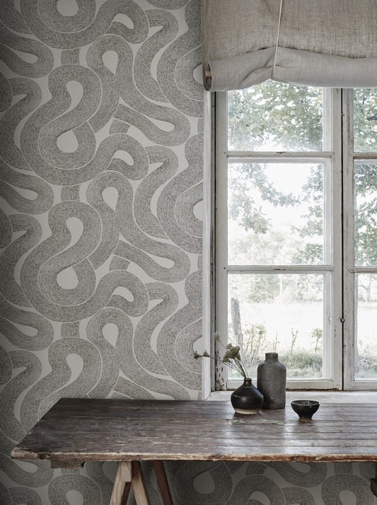 Zen White - 805-01 - Sandberg Wallpaper