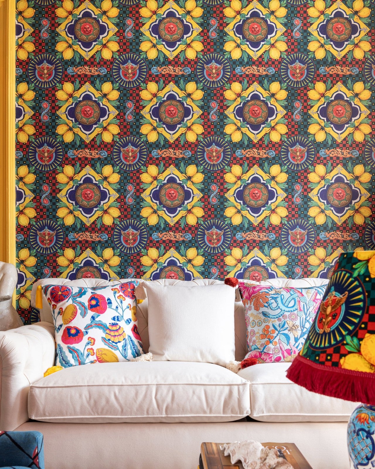 mind the gap - amalfi blue wallpaper - wp20830