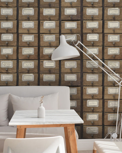 Mind The Gap - APOTHECARY Neutral Wallpaper - WP20264