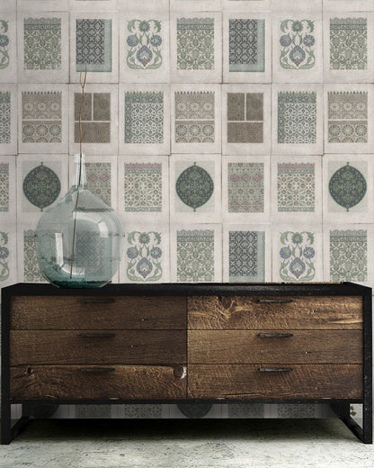 Mind The Gap - ARABESQUE Neutral Premium Wallpaper - WP20075
