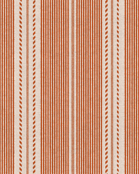 Mind The Gap - BERBER STRIPES Rouge Wallpaper - WP20756