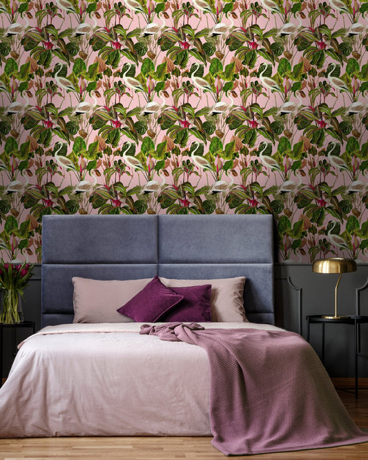 Mind The Gap - BEVERLY HILLS Pink Wallpaper - WP20359
