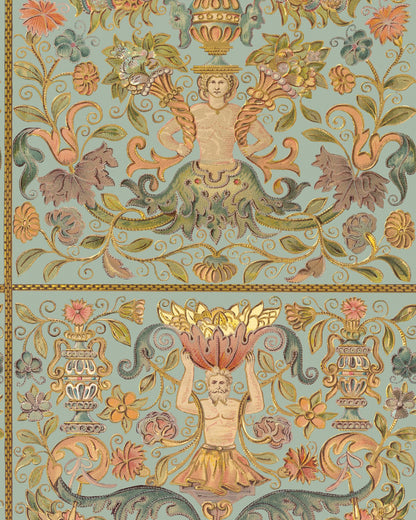 Mind The Gap - BROCADE Powder Wallpaper - WP20371