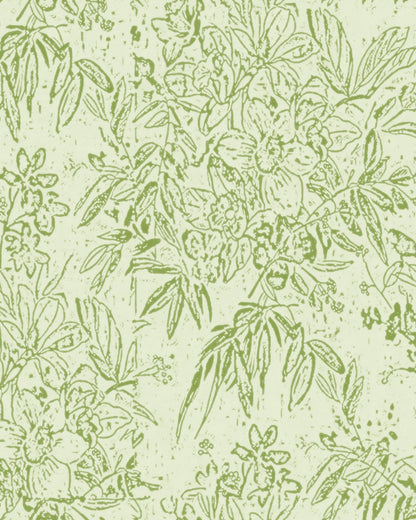 Mind The Gap - CHERRY ORCHARD Green Wallpaper - WP30007