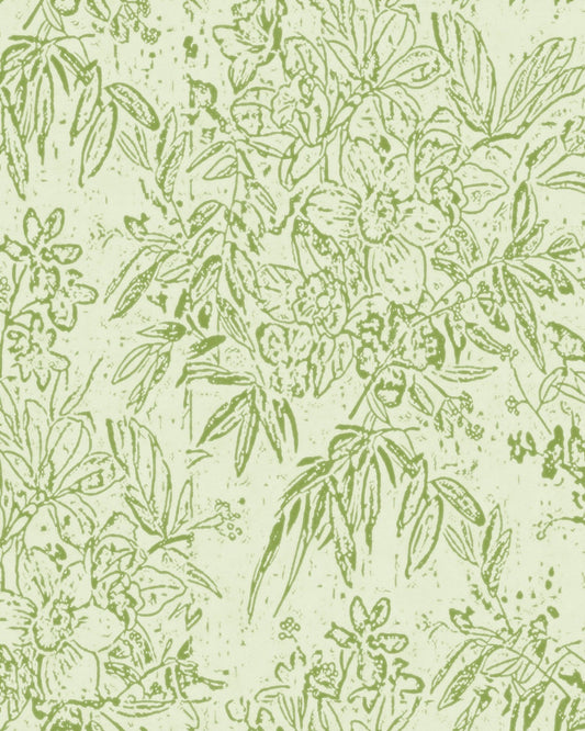 Mind The Gap - CHERRY ORCHARD Green Wallpaper - WP30007