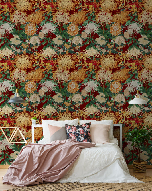 Mind The Gap - CHRYSANTHEMUMS Wallpaper - WP20320