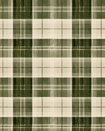 Mind The Gap - COUNTRYSIDE PLAID Beechnut Wallpaper - WP30010
