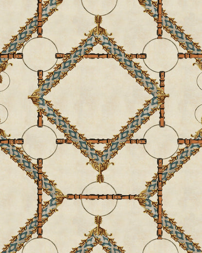 Mind The Gap - DECORATIVE HARNESS Taupe Wallpaper - WP30105