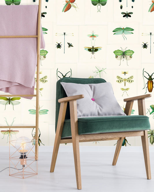 Mind The Gap - ENTOMOLOGY Green Wallpaper - WP20234