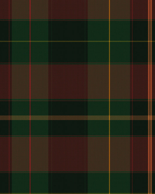 Mind The Gap - EQUESTRIAN PLAID Burgundy Wallpaper - WP30108