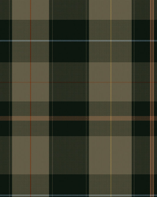 Mind The Gap - EQUESTRIAN PLAID Khaki Wallpaper - WP30109