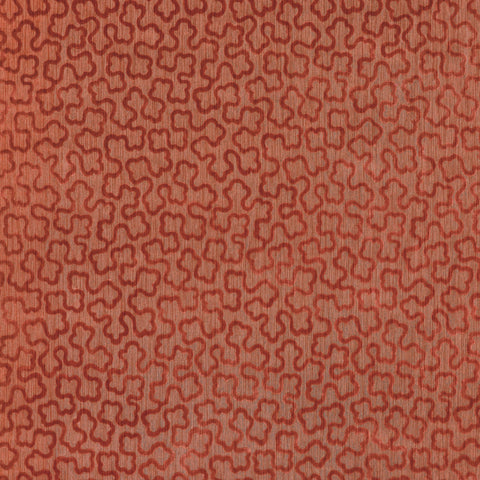 Anna French AW9248 Trefolia Velvet Paprika Fabric