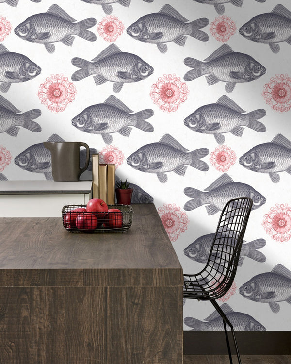 Mind The Gap - FISH Neutral Premium Wallpaper - WP20008 – Posh Paper Store