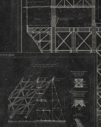 Mind The Gap - GRAND EIFFEL Anthracite Wallpaper - WP20218