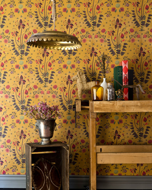Mind The Gap - GYPSY Ochre Wallpaper - WP20311