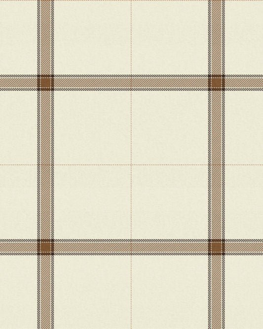 Mind The Gap - HAMPTON Brown Wallpaper - WP30082