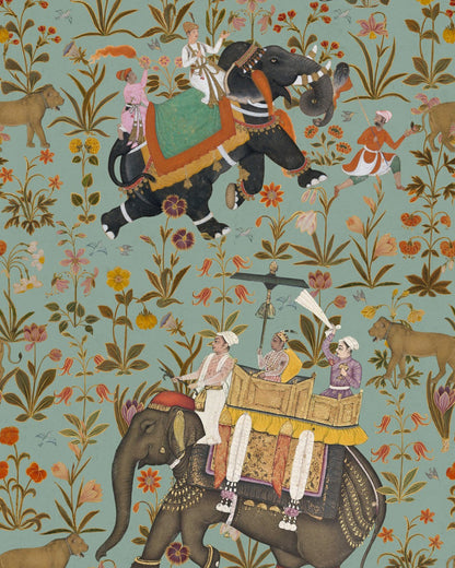 Mind The Gap - HINDUSTAN Aquamarine Wallpaper - WP20257