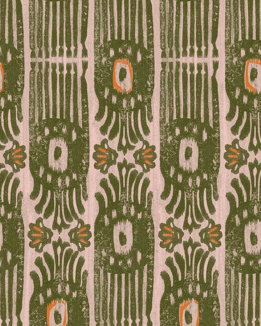 Mind The Gap - IKAT Notting Hill Wallpaper - WP20818