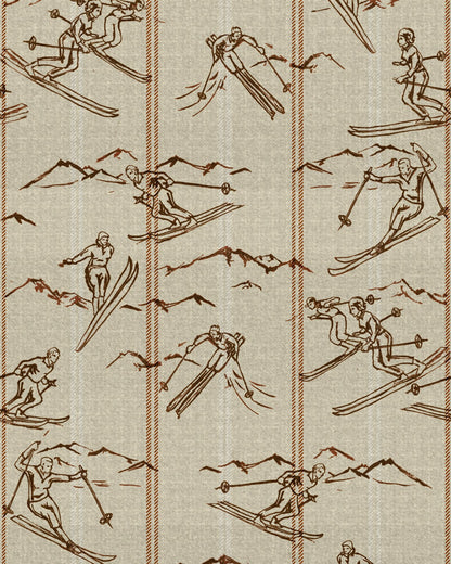 Mind The Gap - ISCHGL Taupe Wallpaper - WP30133