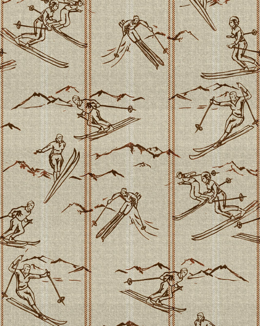 Mind The Gap - ISCHGL Taupe Wallpaper - WP30133