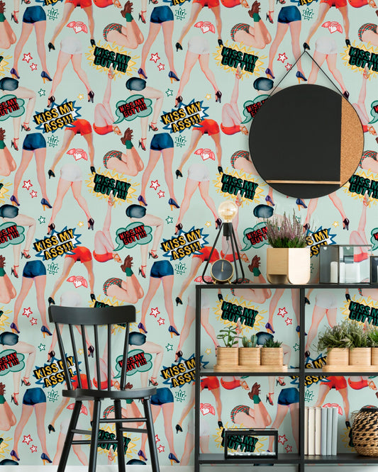 Mind The Gap - KISS MY ASS Wallpaper - WP20378