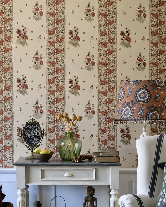 Mind The Gap - KOROND FLORAL Leather Wallpaper - WP30025