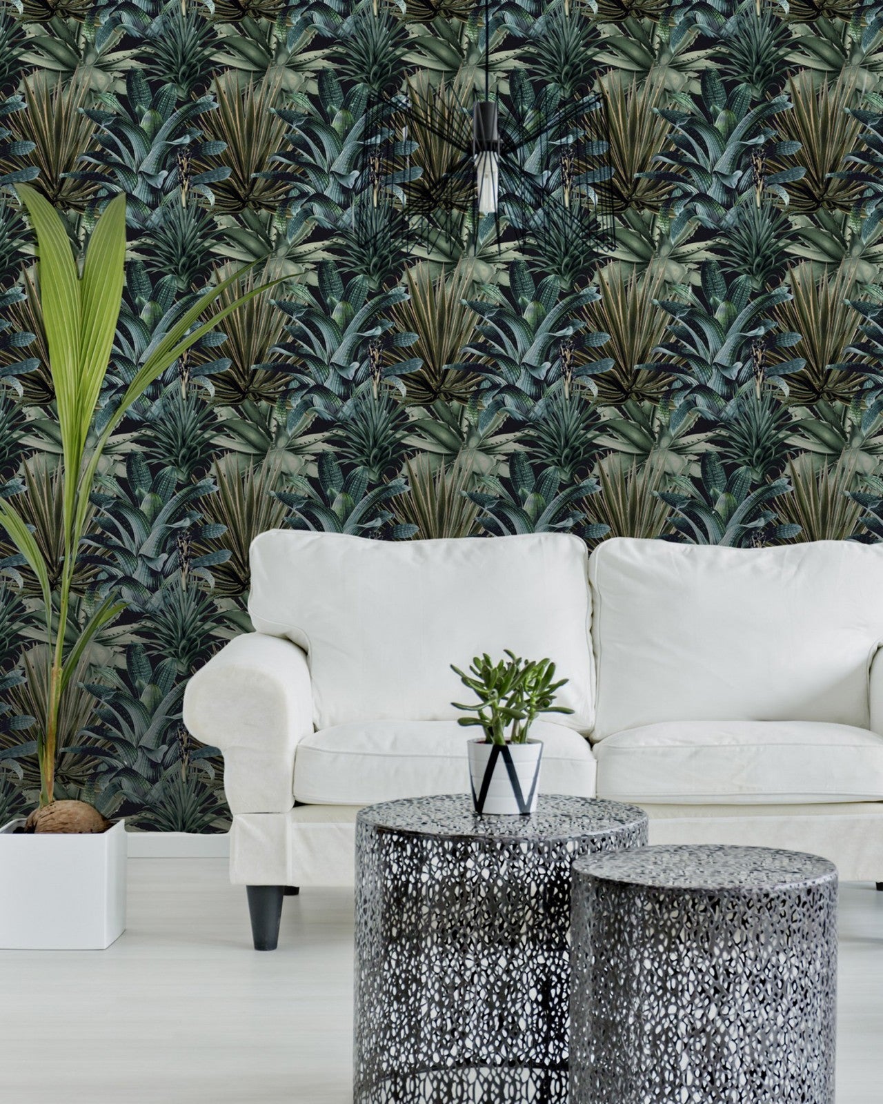 mind the gap - lush succulents wallpaper - wp20164